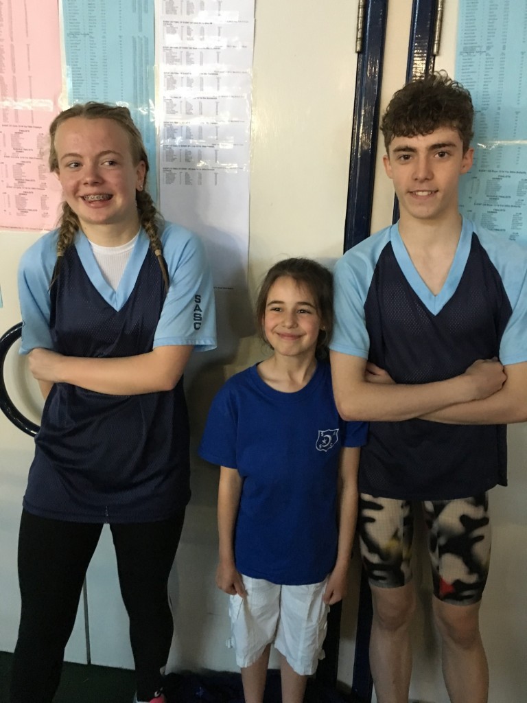 Caitlin, Molly and Tyler at Millfield